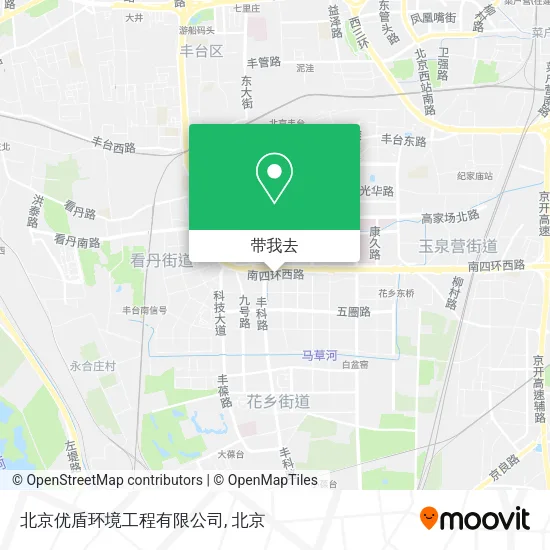 北京优盾环境工程有限公司地图