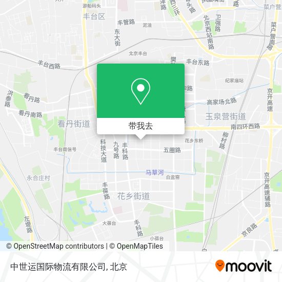 中世运国际物流有限公司地图