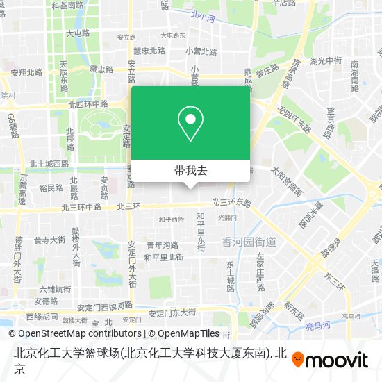 北京化工大学篮球场(北京化工大学科技大厦东南)地图