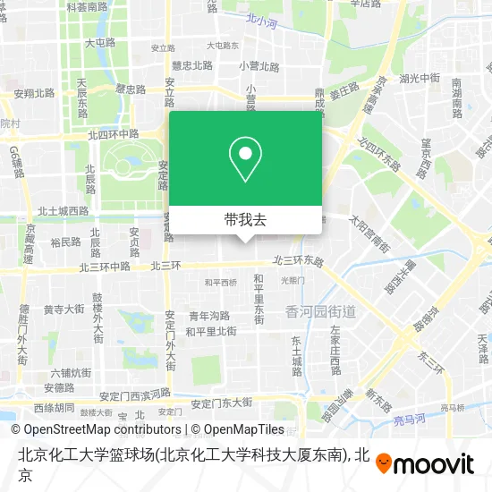 北京化工大学篮球场(北京化工大学科技大厦东南)地图