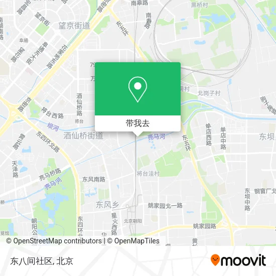 东八间社区地图