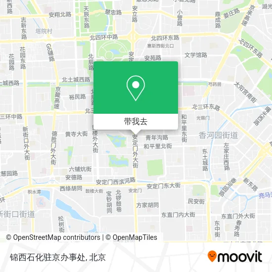 锦西石化驻京办事处地图