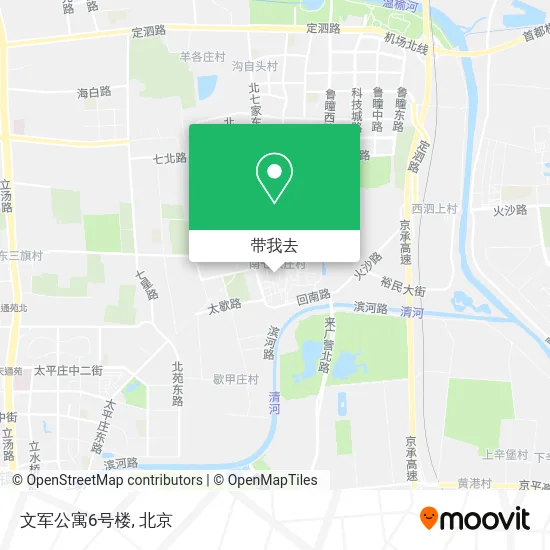 文军公寓6号楼地图