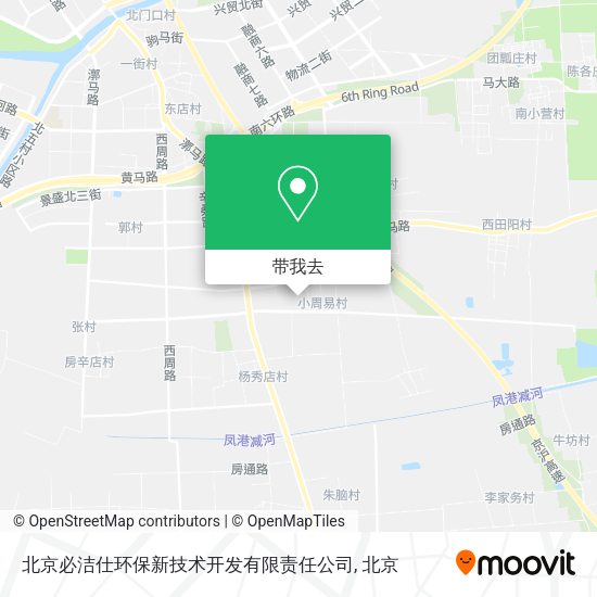 北京必洁仕环保新技术开发有限责任公司地图