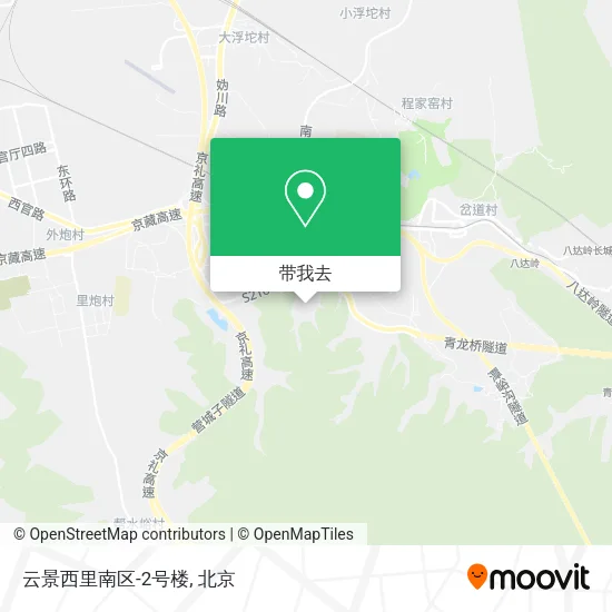 云景西里南区-2号楼地图