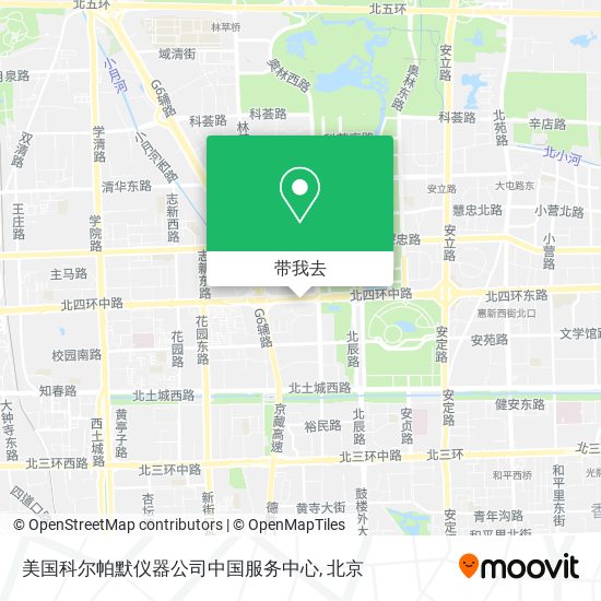 美国科尔帕默仪器公司中国服务中心地图