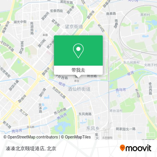 凑凑北京颐堤港店地图