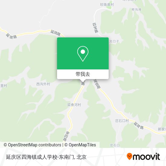 延庆区四海镇成人学校-东南门地图