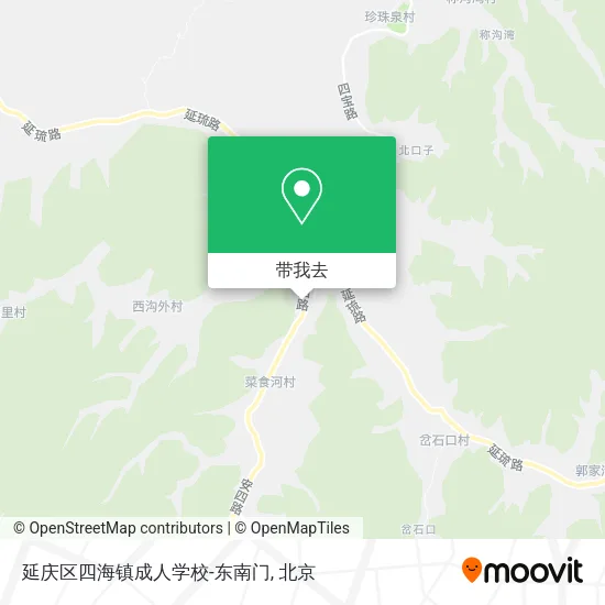 延庆区四海镇成人学校-东南门地图
