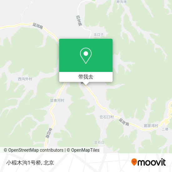 小椴木沟1号桥地图
