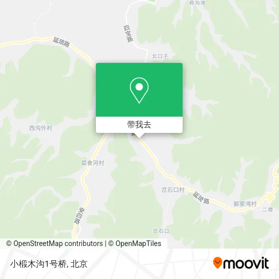 小椴木沟1号桥地图