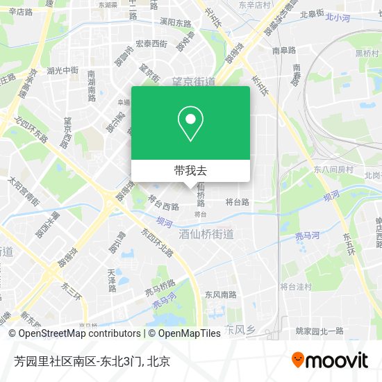 芳园里社区南区-东北3门地图