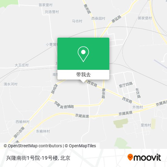 兴隆南街1号院-19号楼地图
