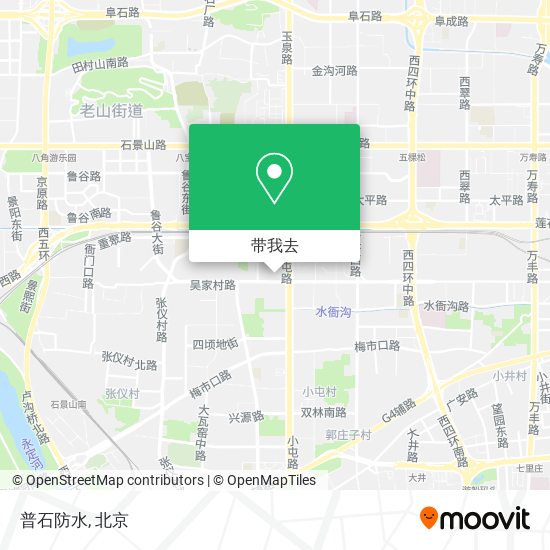 普石防水地图
