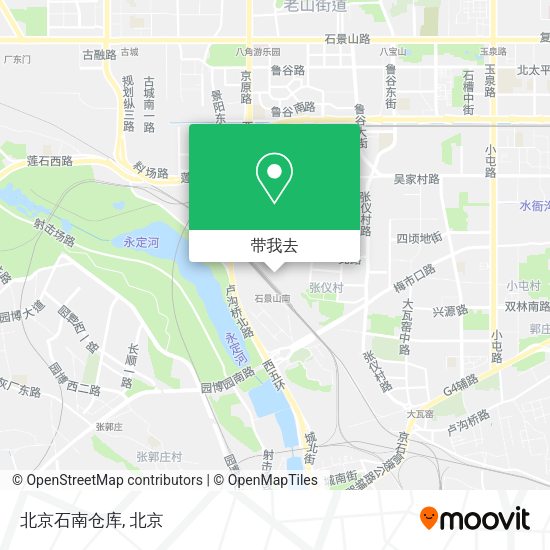 北京石南仓库地图