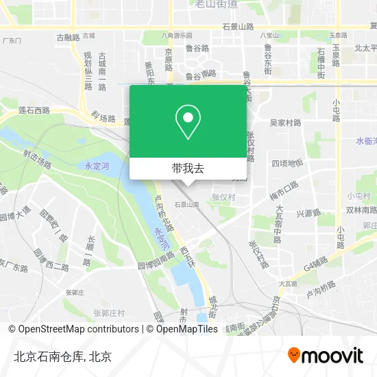 北京石南仓库地图