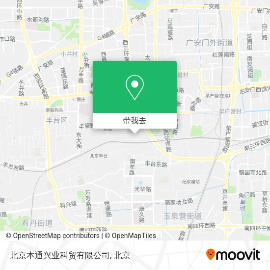 北京本通兴业科贸有限公司地图