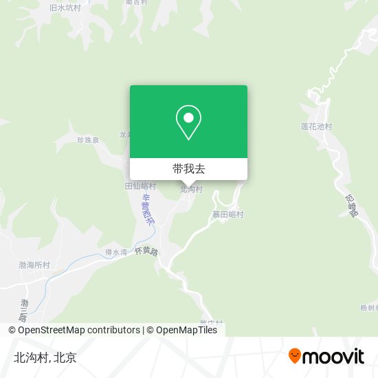 北沟村地图