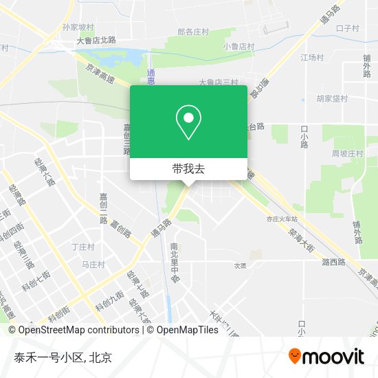 泰禾一号小区地图