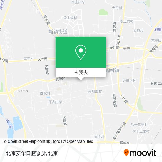 北京安华口腔诊所地图