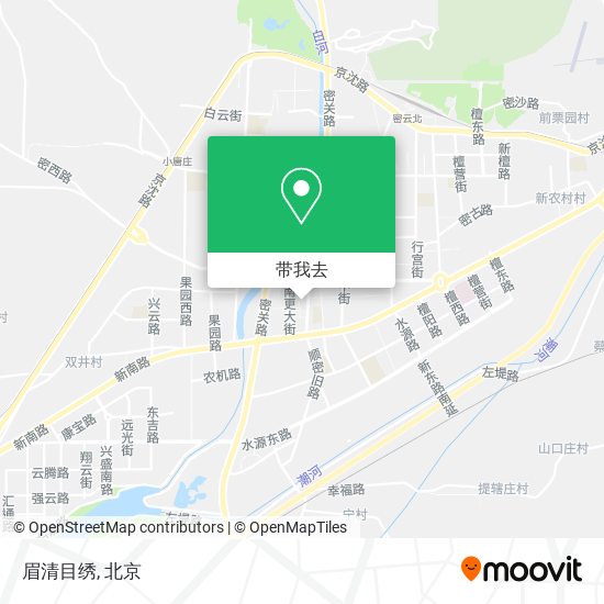 眉清目绣地图