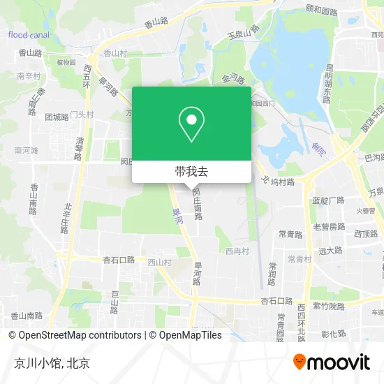 京川小馆地图