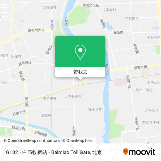 G102 • 白庙收费站 • Baimiao Toll Gate地图