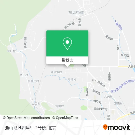 燕山迎风四里甲-2号楼地图