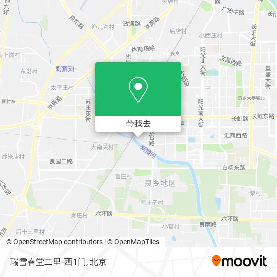 瑞雪春堂二里-西1门地图