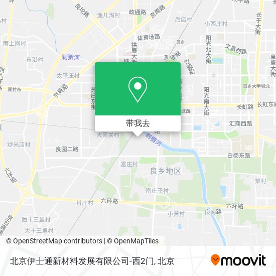 北京伊士通新材料发展有限公司-西2门地图
