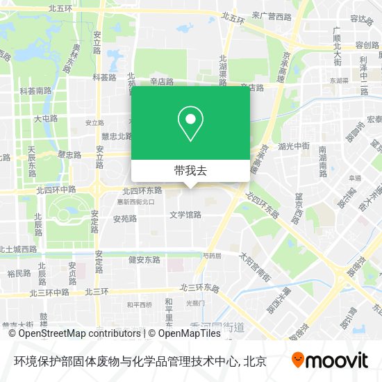 环境保护部固体废物与化学品管理技术中心地图