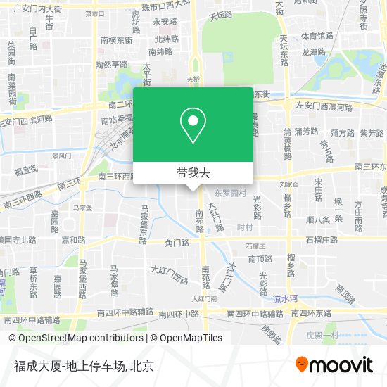 福成大厦-地上停车场地图