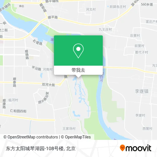 东方太阳城琴湖园-108号楼地图