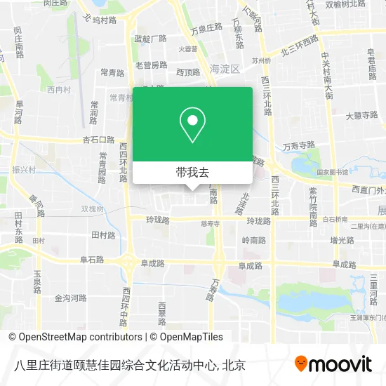 八里庄街道颐慧佳园综合文化活动中心地图
