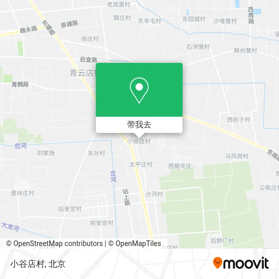 小谷店村地图