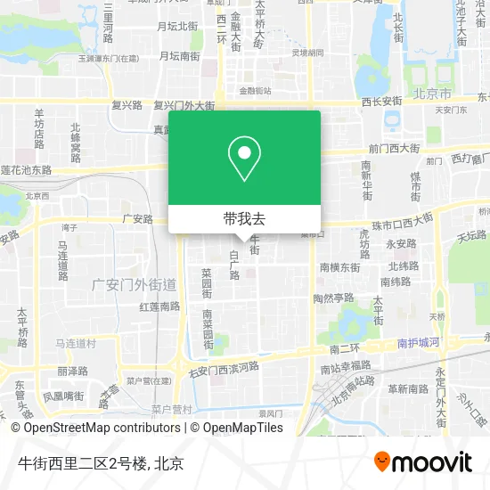 牛街西里二区2号楼地图
