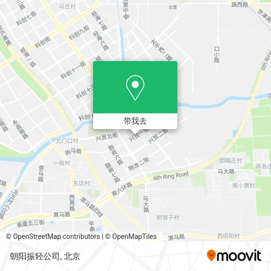 朝阳振轻公司地图