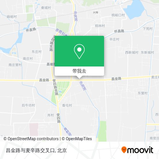 昌金路与麦辛路交叉口地图