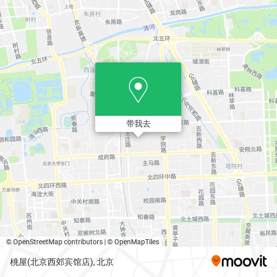 桃屋(北京西郊宾馆店)地图