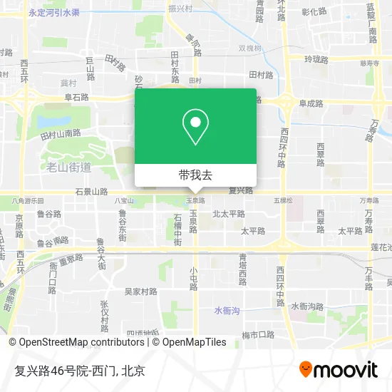 复兴路46号院-西门地图