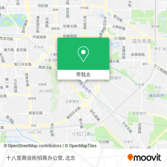 十八里商业街招商办公室地图