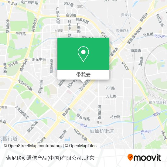 索尼移动通信产品(中国)有限公司地图