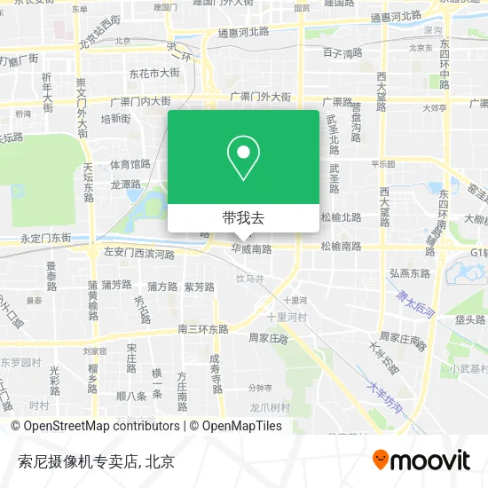 索尼摄像机专卖店地图