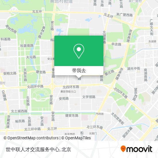 世中联人才交流服务中心地图
