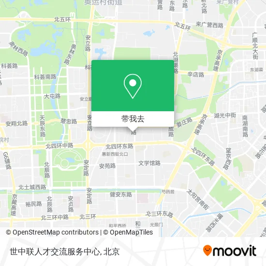 世中联人才交流服务中心地图