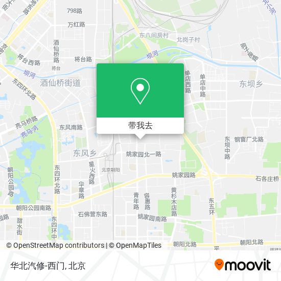 华北汽修-西门地图
