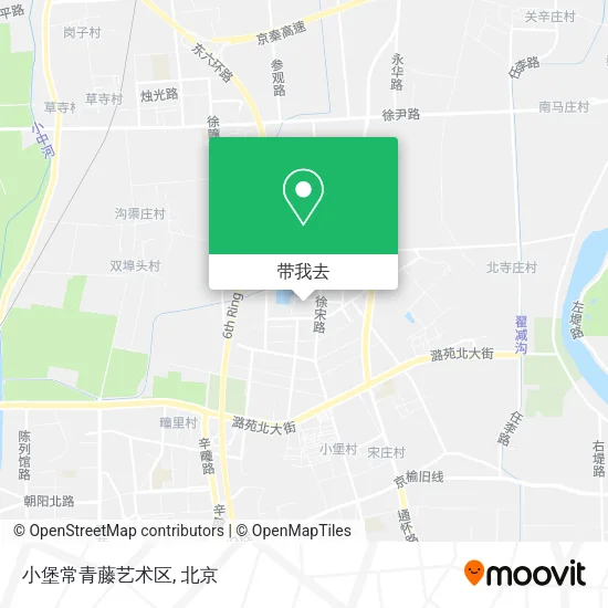 小堡常青藤艺术区地图