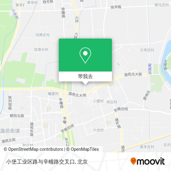 小堡工业区路与辛疃路交叉口地图