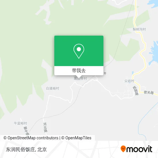 东润民俗饭庄地图