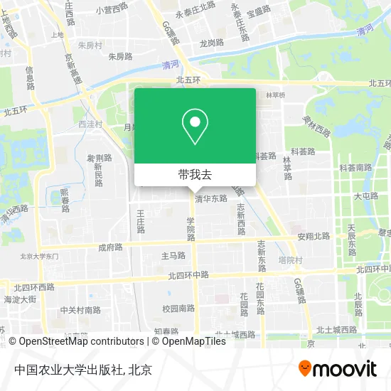 中国农业大学出版社地图